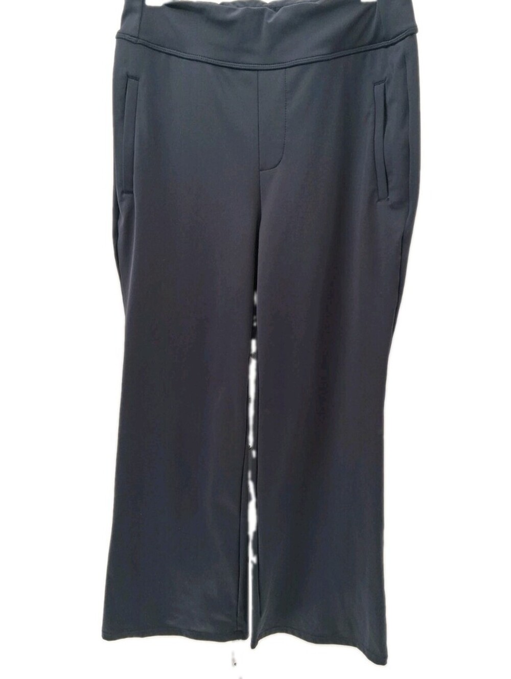 Halara Pants Womens 28x28 Navy Blue Stretch Active Flared Pockets Casual